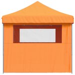 vidaXL Tente de réception pliable escamotable avec 4 parois latérales