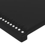 vidaXL Têtes de lit 2 Pièces Noir 90x5x78/88 cm Similicuir
