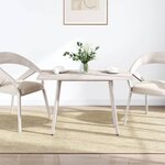 vidaXL Dessus de table blanc 110x55x2 5 cm bois de pin massif