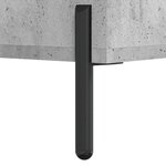 vidaXL Buffet Gris béton 34 5x34x90 cm Bois d'ingénierie