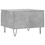 vidaXL Tables basses 2 Pièces gris béton 50x46x35 cm bois d'ingénierie