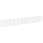 vidaXL Mur en gabion avec couvercles Acier galvanisé 900x30x100 cm