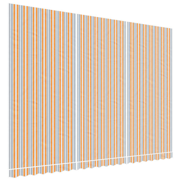 vidaXL Tissu de remplacement pour auvent rayures multicolores 5x3 5 m