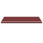vidaXL Auvent rétractable automatique avec LED bordeaux 600x350 cm