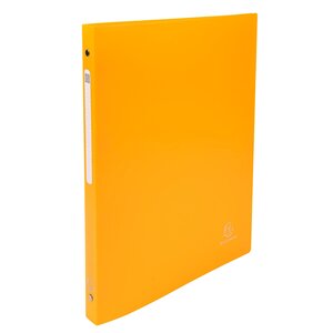 Classeur 4 Anneaux 15mm Polypropylène Opak - A4 - Jaune - X 20 - Exacompta