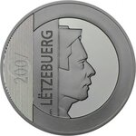 Pièce de monnaie 25 euro Luxembourg 2007 argent BE – Cour des Comptes européenne