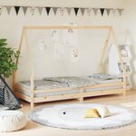 vidaXL Cadre de lit pour enfants 90x200 cm bois de pin massif