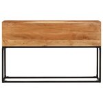 vidaXL Table console 120x30x75 cm Bois d'acacia massif
