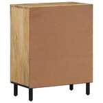 vidaXL Armoire latérale 60x33x75 cm bois massif de manguier