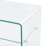 vidaXL Table basse 50x40x56 cm Verre trempé