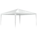 vidaXL Tente de réception 4x4 m blanc