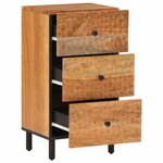 vidaXL Armoire latérale 40x33x75 cm bois massif d'acacia