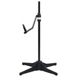 vidaXL Mannequin de robe ajustable pour femme Noir S Taille 33-40