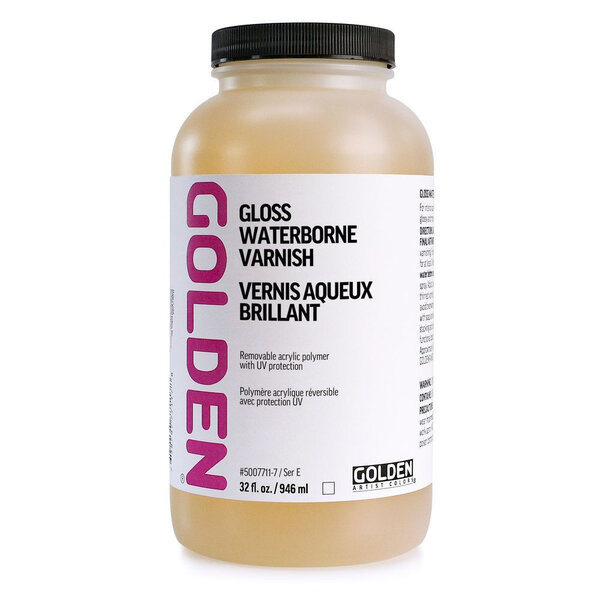 GOLDEN 946 ml Vernis Acqueux avec UVLS Brillant
