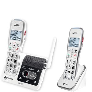 Téléphone fixe sans fil avec répondeur D2154B/38