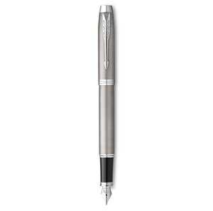 PARKER IM ESSENTIEL Stylo plume Acier Plume fine encre bleue Coffret cadeau