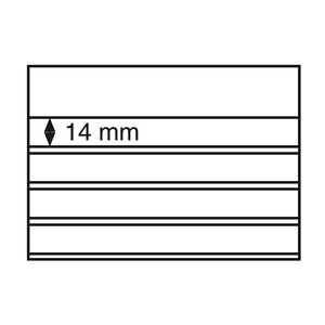 Cartes de classement à 4 bandes pour timbres 158 x 113mm.