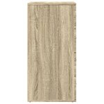 vidaXL Buffet chêne sonoma 60x39x80 cm bois d'ingénierie