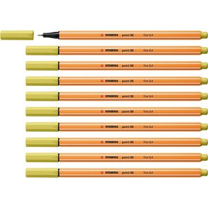 STABILO point 88 stylo-feutre pointe fine (0,4 mm) - Rollerset de 30  stylo-feutres - Coloris assortis