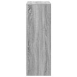 vidaXL Buffet avec LED sonoma gris 72x34x100 cm bois d'ingénierie