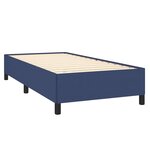 vidaXL Cadre de lit Bleu 80 x 200 cm Tissu