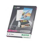 Leitz pochettes de plastification ilam 125 microns a4 100 pièces