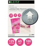 Leitz pochettes de plastification ilam 125 microns a5 100 pièces