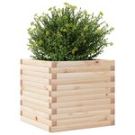 vidaXL Jardinière 50x50x45 5 cm bois de pin massif