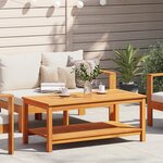 vidaXL Table basse 70x40x45 cm Bois d'acacia massif