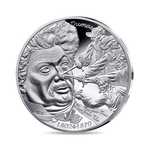 L'Art de la Plume - Alexandre Dumas Monnaie de 10€ Argent