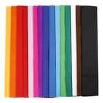 Papier crépon multicolore 2 5 m x 50 cm - 15 feuilles