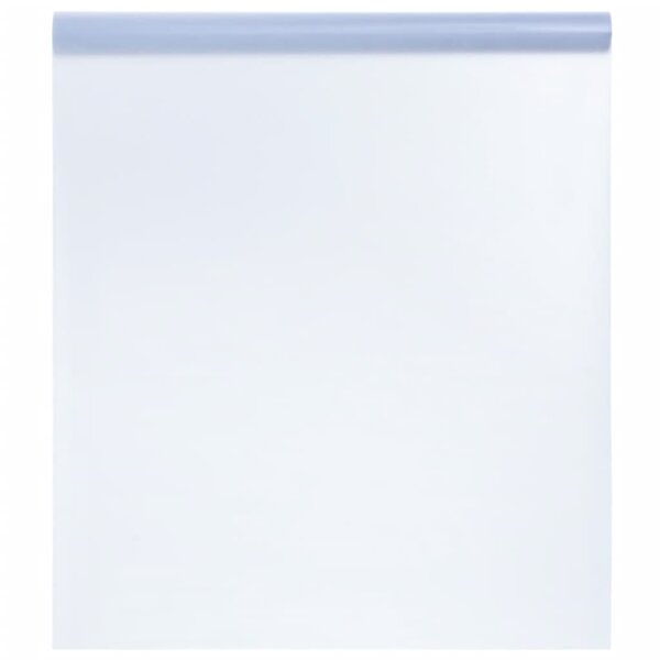 vidaXL Film de fenêtre statique dépoli gris transparent 45x2000 cm PVC