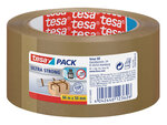Rouleau adhésif ultra emballage pvc 50mm x 66m marron tesa