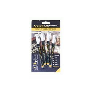 Securit Feutre-craie ORIGINAL SMALL, kit de 4