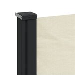 vidaXL Auvent latéral rétractable crème 200x300 cm