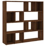 vidaXL Bibliothèque/Séparateur de pièce Chêne marron 105x24x102 cm