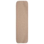 vidaXL Tapis escalier antidérapants 15 Pièces 75x20cm Beige Rectangulaire