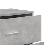 vidaXL Buffet gris béton 60x31x84 cm bois d'ingénierie
