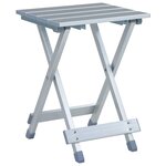 vidaXL Tabouret de camping Aluminium 28x26x39 cm