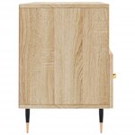 vidaXL Meuble TV chêne sonoma 102x36x50 cm bois d'ingénierie