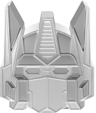 Pièce de monnaie en Argent 5 Dollars g 93.3 (3 oz) Millésime 2024 Transformers 1984 OPTIMUS PRIME