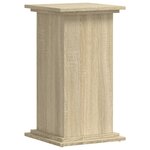 vidaXL Support pour plantes chêne sonoma 33x33x60 cm bois d'ingénierie