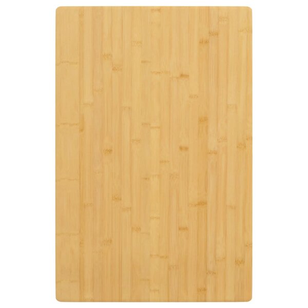vidaXL Dessus de table 60x100x2 5 cm bambou