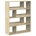 vidaXL Bibliothèque chêne sonoma 100x33x125 5 cm bois d'ingénierie