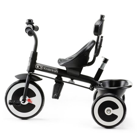 ASTON Tricycle évolutif de 9 mois à 5 ans canne de guidage Gris