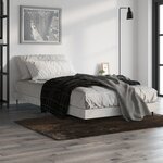 vidaXL Cadre de lit gris béton 90x190 cm bois d'ingénierie
