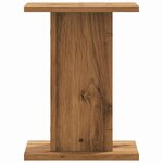vidaXL Supports pour plantes 2 Pièces chêne artisanal bois d'ingénierie