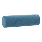 vidaXL Ensemble de canapés 3 Pièces avec coussins bleu velours