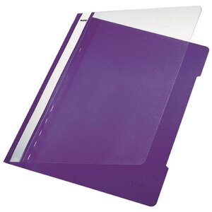 Lot de 25 chemise à lamelle Standard A4 PVC Violet LEITZ