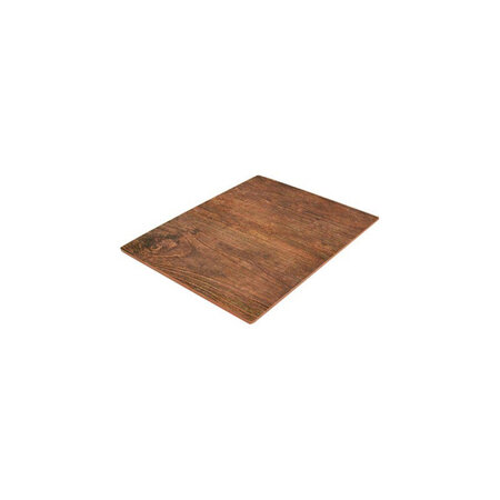 Plateau rectangulaire en mélaminé couleur bois - l2g -  - mélaminé265 325x10mm